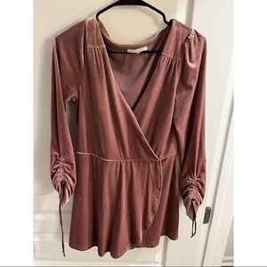 Urban Outfitters Velvet Romper